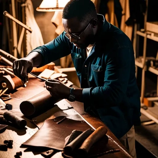 Leather crafting workbench